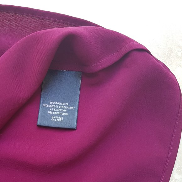 Banana Republic Burgundy Sleeveless Top - Picture 6 of 8